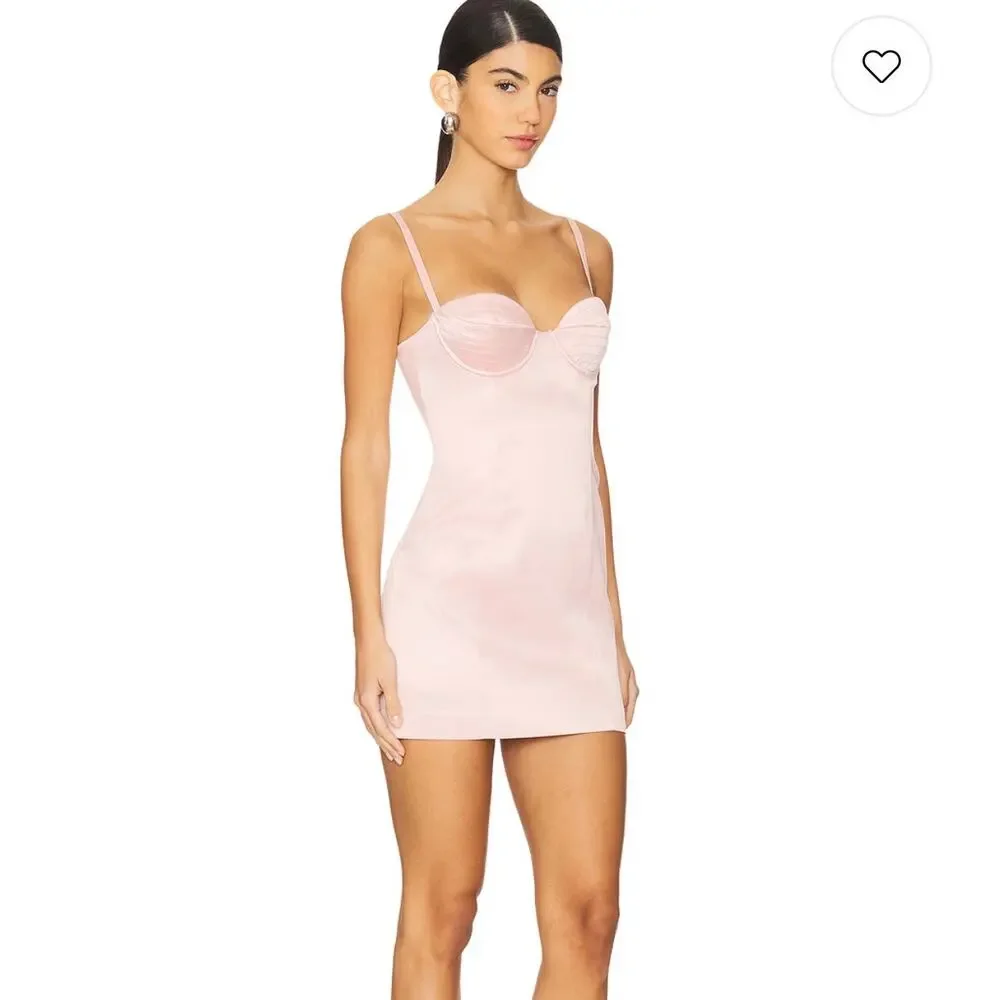 Kimi Mini Dress in Rosy Pink Camila Coelho